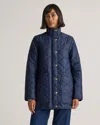 Quince Women's Featherless Quilted Long Puffer Jacket In Admiral