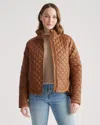 Quince Women's Featherless Quilted Puffer Jacket In Chestnut