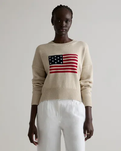 Quince Women's Flag Sweater In Brown