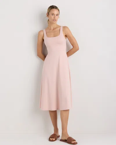 Quince Women's Flowknit Breeze Fit & Flare Dress In Pink