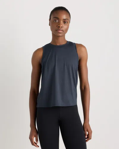 Quince Women's Flowknit Breeze High-neck Tank Top
