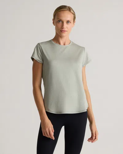 Quince Women's Flowknit Breeze T-shirt In Heather Aloe
