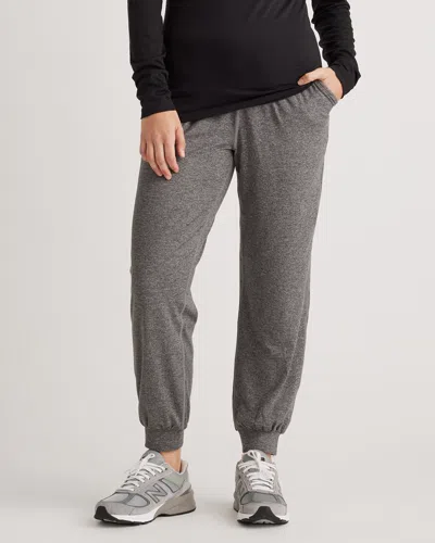 Quince Women's Flowknit High-rise Boyfriend Jogger In Heather Grey