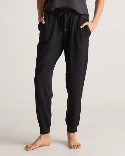 Quince Women's Flowknit Mid-rise Jogger In Black