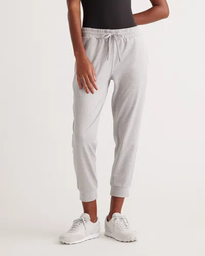 Quince Women's Flowknit Mid-rise Jogger In Heather Pale Grey
