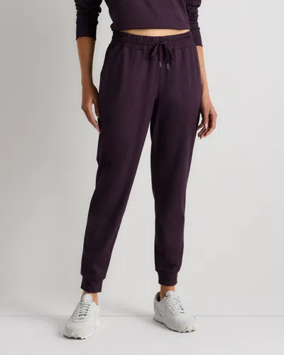 Quince Women's Flowknit Mid-rise Jogger In Purple