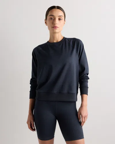 Quince Women's Flowknit Pullover Crew Neck Alpaca Sweater