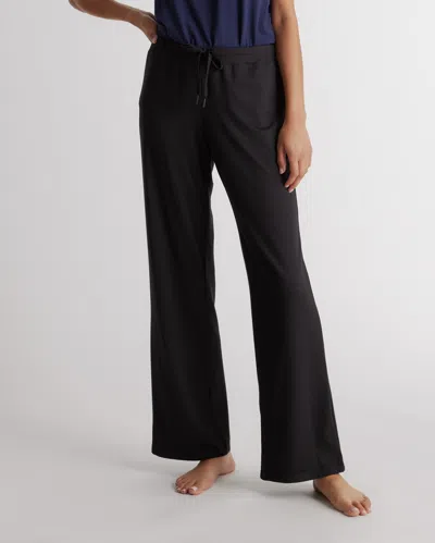 Quince Women's Flowknit Wide Leg Pants In Black