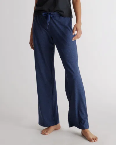 Quince Women's Flowknit Wide Leg Pants In Heather Navy