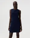 Quince Women's Fluid Crepe Sleeveless Shift Dress