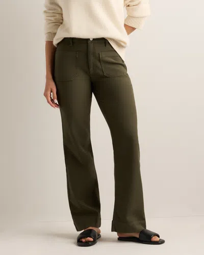 Quince Women's French Terry Wide Leg Pants