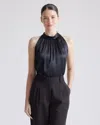 Quince Women's Halter Top In Black