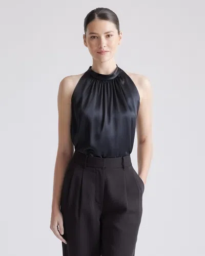 Quince Women's Halter Top In Black