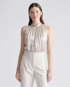 Quince Women's Halter Top In Champagne