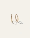 Quince Women's Hammered Nina Medium Hoop Earrings In Gold Vermeil