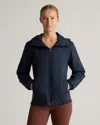 Quince Women's Hybrid Insulated Lightweight Hooded Jacket In Admiral