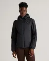 Quince Women's Hybrid Insulated Lightweight Hooded Jacket In Black