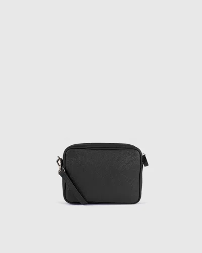 Quince Women's Italian Leather Crossbody Bag In Black