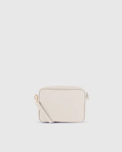 Quince Women's Italian Leather Crossbody Bag In Stone