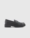 Quince Women's Italian Leather Lug Sole Loafer In Black