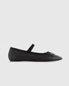 Quince Women's Italian Leather Mary-jane Ballet Flat In Black