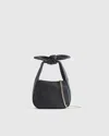Quince Women's Italian Leather Mini Bow Bag In Black