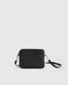 Quince Women's Italian Leather Quilted Crossbody Bag In Black
