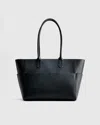 Quince Women's Italian Leather Shopper Tote