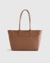 Quince Women's Italian Leather Shopper Tote