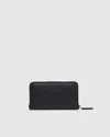 Quince Women's Italian Pebbled Leather Continental Wallet In Black