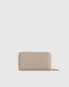 Quince Women's Italian Pebbled Leather Continental Wallet In Taupe