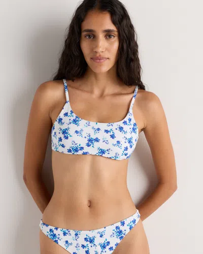 Quince Women's Italian Scoop Neck Bikini Top In Multi