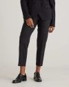 Quince Women's Italian Wool Slim Leg Ankle Pants In Black