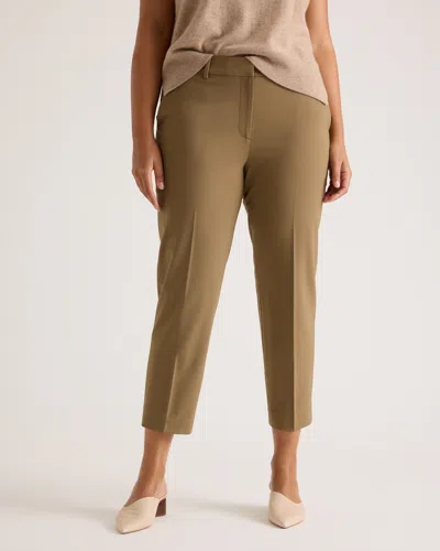 Quince Women's Italian Wool Slim Leg Ankle Pants In Sahara Camel