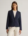 Quince Women's Italian Wool Tailored Blazer In Navy