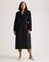 Quince Women's Italian Wool Tailored Coat In Black