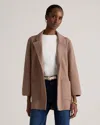 Quince Women's Knit Blazer In Cafe Au Lait