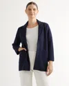 Quince Women's Knit Blazer In Navy