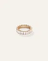 Quince Women's Lab Grown Diamond Emerald Eternity Band Rings In Yellow Gold