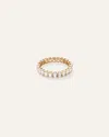 Quince Women's Lab Grown Diamond Oval Eternity Band Rings In Yellow Gold