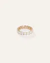 Quince Women's Lab Grown Diamond Oval Eternity Band Rings In Yellow Gold