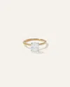 QUINCE WOMEN'S LAB GROWN DIAMOND OVAL PETITE CLASSIC ENGAGEMENT RING