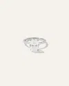 Quince Women's Lab Grown Diamond Oval Petite Pave Engagement Ring In Platinum