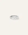 Quince Women's Lab Grown Diamond Oval Seven Stone Band Rings In White Gold