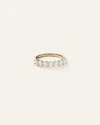 Quince Women's Lab Grown Diamond Oval Seven Stone Band Rings In Yellow Gold
