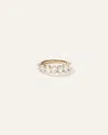 Quince Women's Lab Grown Diamond Oval Seven Stone Band Rings In Yellow Gold