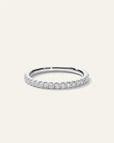 Quince Women's Lab Grown Diamond Pave Band Rings