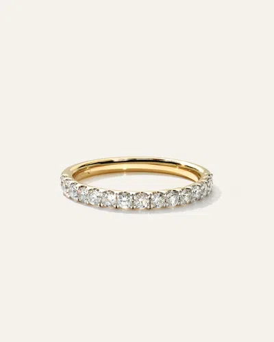 Quince Women's Lab Grown Diamond Pave Band Rings