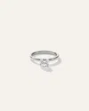 Quince Women's Lab Grown Diamond Round Comfort Fit Engagement Ring In Platinum