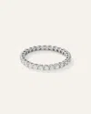 Quince Women's Lab Grown Diamond Round Eternity Band Rings In Platinum